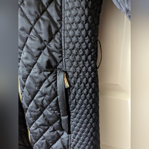 Michael Kors black quilt Puffer Coat size S - Picture 6 of 8